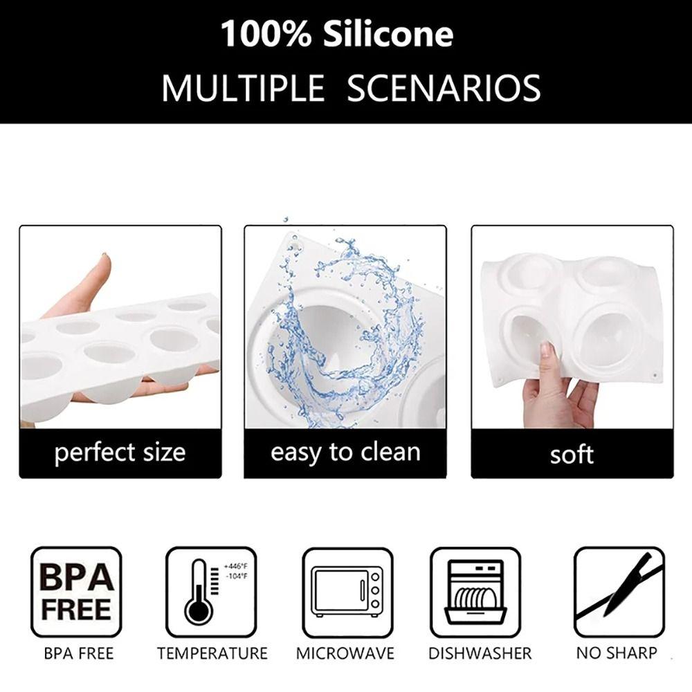 1 шт. Форма для 3D-сферы в виде шара, силиконовая форма, кухонные аксессуары для выпечки муссовых тортов