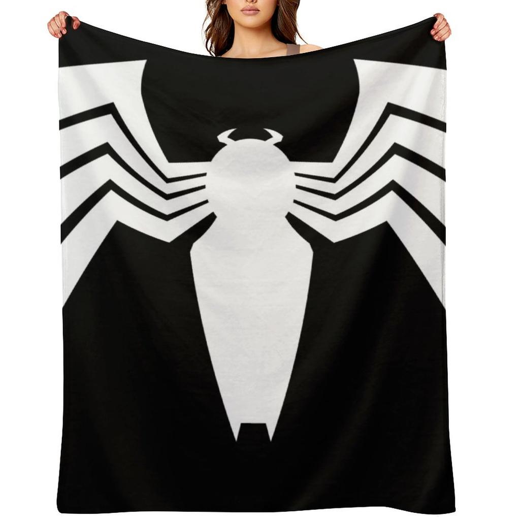 Back in Black Throw Blanket Fashion Sofas Flannels Beautifuls Blankets For Baby Blankets