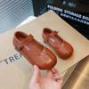 Новые детские модные повседневные туфли для девочек, нескользящие, универсальные, мягкие, с круглым носком, детские, простые, неглубокие, Мэри Джейн, шикарные, дышащие, милые