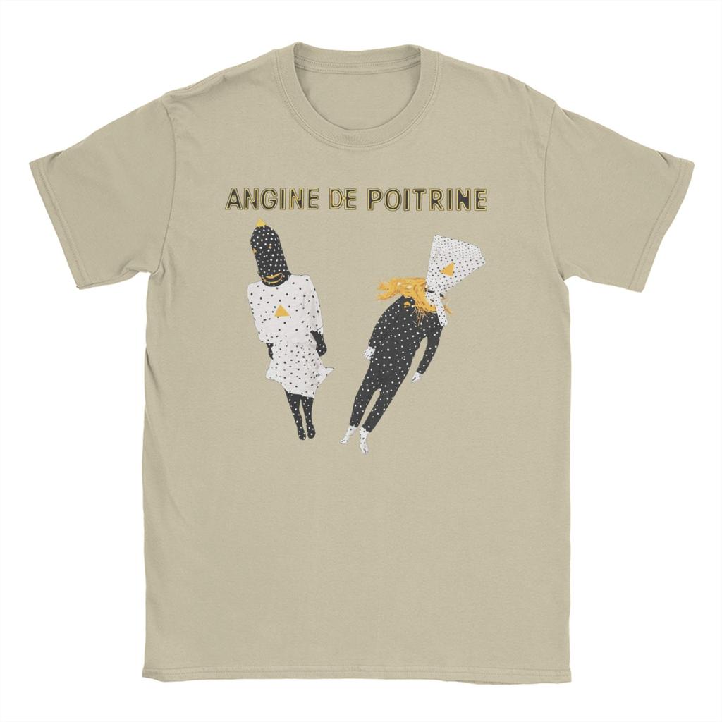 Creative Angine De Poitrine TShirts Unisex WoUnisexs Round Neck 100 Cotton T Shirts Sherpa Unisextra Polka Dot Tees Classic Clothes