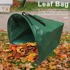 Leaf Collection Bag with Reinforced Carry Handle Large Capacity Garden Leaf Bag Portable Easy Assembly Dustpan Leaves Debris Collector for Lawn Care