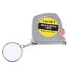 1M/3Ft Retractable Stainless Steel Pocket Measuring Ruler Tape Measure Keychain