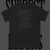 Suspect Your Elders Shirt Black On Black Gothic Nu Goth Emo Grunge Unisex Tee