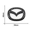 1pc ABS Car Steering Wheel Center Emblem Sticker for Mazda 3 CX3 CX4 CX5 CX7 CX8 CX9 CX30 RX7 Atenza Axela Interior Decoration h4
