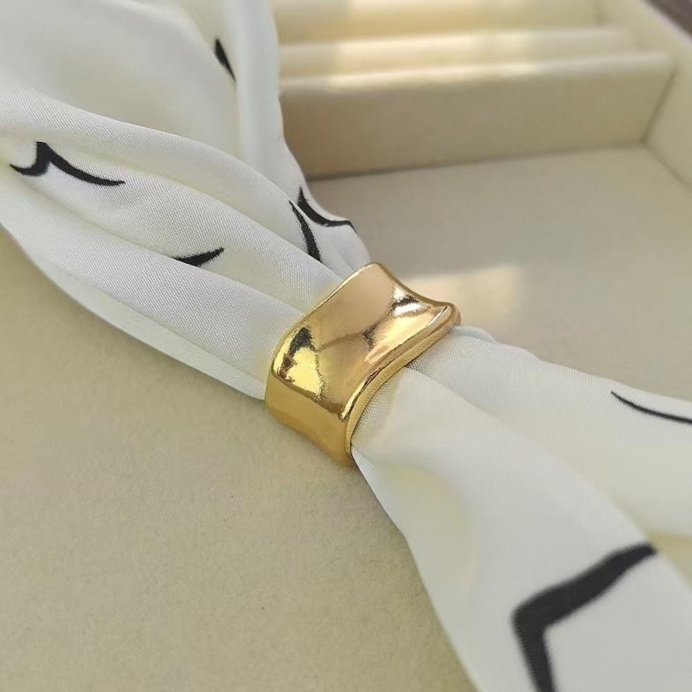 Multifunctional Clothes Corner Clip Zinc Zinc Alloy Shawl Clasp Adjustable Bow Scarf Buckle Scarf Fixing