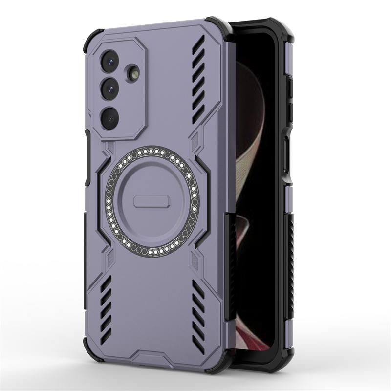 For Samsung Galaxy M36 Case Samsung Galaxy M36 5G Anti-knock Magnetic Adsorption Wireless Charge Back Cover For Samsung M36 Case