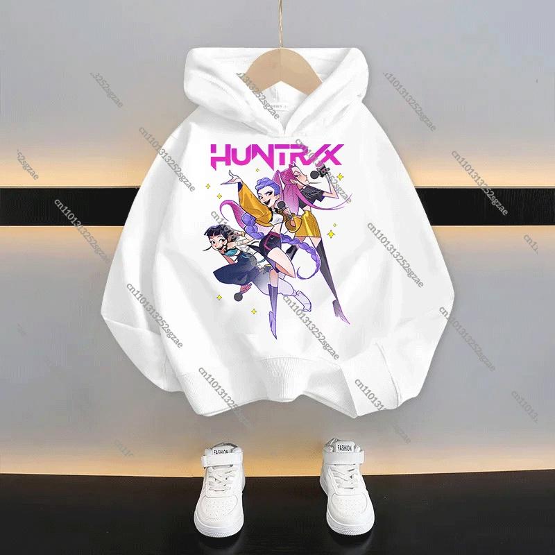 KPop Demon Hunters Kids Cartoon Hoodie 2025: Cool Unisex Pullover For Boys & Girls Casual New Style Sweatshirt