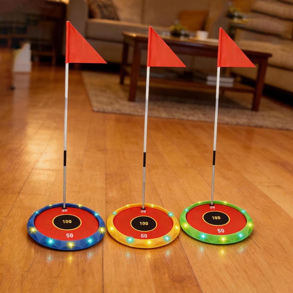 Детский набор для гольфа Тренажер для свинга Семейное развлечение Игровые занятия Набор для игры в паттинг-гольф На Рождество Спортивный пляжный Детский Старше