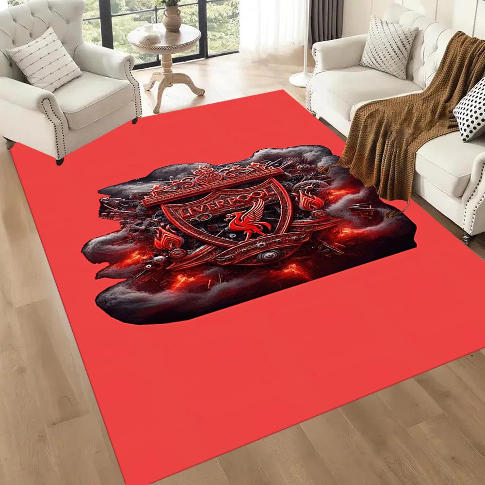 Liverpool Football Club Floor Rug Office Rug Suitable For Hallway Outdoor Playrooms Decorate Room Antislip Carpet Anime Office Decor Wedding Party Gif