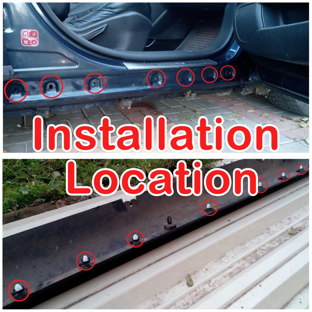 10X внутренняя отделка панели, удерживающие зажимы для дверных карт с уплотнительным кольцом для Peugeot 504 505 508, передний и задний держатель, заклепки, боковые юбки, исправление