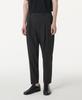 MUSINSA STANDARD Peg-Top Hidden Elastic Waist Slacks [Dark Gray]