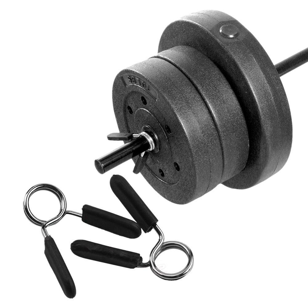 Spring Collar Clips Dumbbells Clips Stainless Steel Weight Lifting Bar Clips Gym Fitness