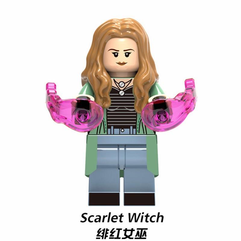 Lego Hulk Outrider Iron Man Thor Spiderman Thanos Avengers Minifigures Building Blocks Toys