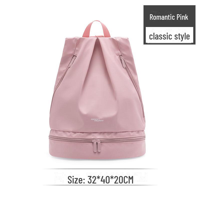 Waterproof Fitness Bag with Wet/Dry Separation, Unisex Swimming & Beach Backpack, Portable Sports Equipment Small Bag.