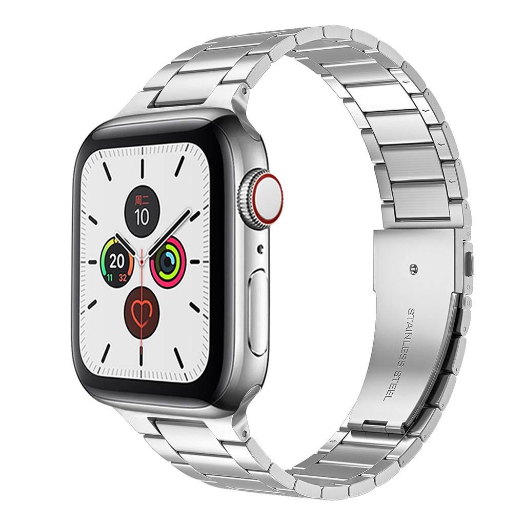 Высококачественный ремешок из нержавеющей стали для iWatch series 7, браслет 38 мм, 40 мм, металлический браслет для iwatch 6, 5, 4, 44 мм, 42 мм