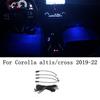 Цветной свет для ног, окружающий свет, лампа, декоративный атмосферный свет для салона автомобиля для Toyota Corolla Altis/cross -