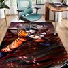 Goku Anime Office Rug Chair Mat, Game Carpet, Suitable for Front Door, Bedroom, Living Room, Desk, Holiday Gift