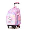 Детский рюкзак-тележка на 2 колесах Hello Kitty