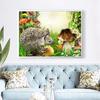 Diamond Painting Arrival Round Full Animals Diamond Mosaic Sale Hedgehog Picture