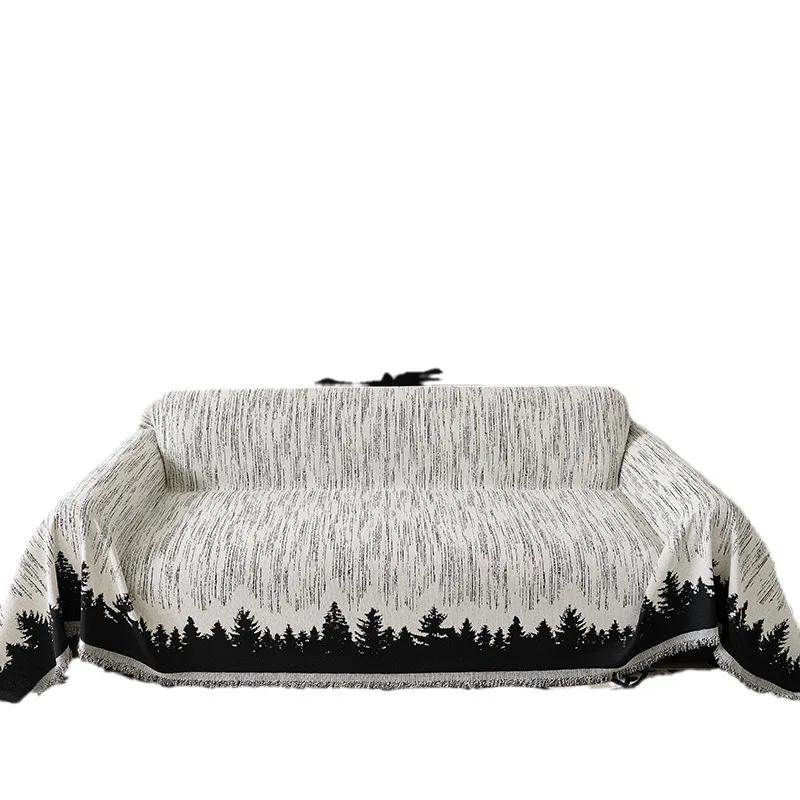 Durable Couch Cover for 3 Cushion Sofa Cover for Dogs Furniture Protector Universal Anti-scratch Sofa Towel Blanket Slipcover