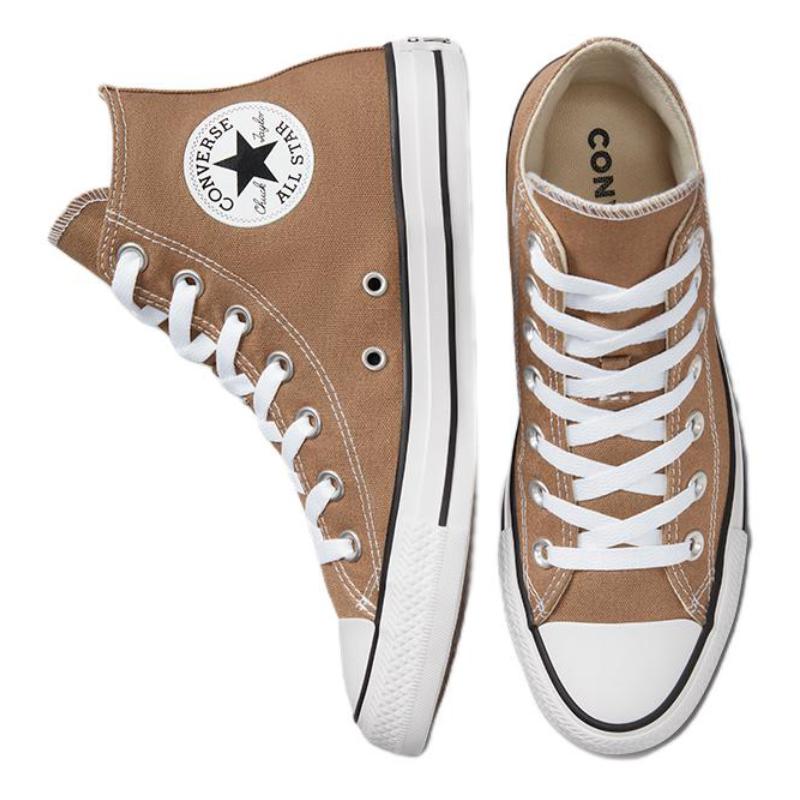 Converse Chuck Taylor All Star Удобные Винтажные Высокие Кеды из Канваса Унисекс Коричневые