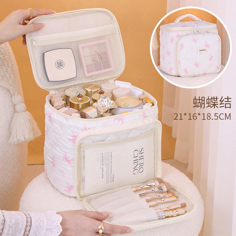 Multifunctional magic cosmetic bag partition storage cosmetic storage bag travel portable toilet bag