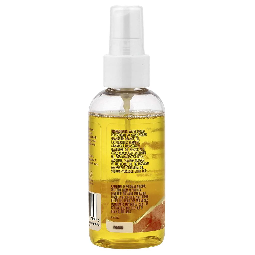 Aura Cacia Спрей для волос и тела, Afterglow, 118 мл (4 жидких унции)