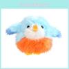 Sparrow Creative Parrot Bird Pendant Plush Toy Doll Keychain With Bell Ring