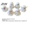 Cute PVC Halloween Ornaments 6Pcs Ghost Figurine, Pen Holder, Miniature Desk Decor, Funny Playful Accessories for Women Pencil Stand Ornament,