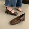 Block Heels for Women Pumps Sexy Crossdressers Shoes Shallow Mouth Mary Jane Basketball Platform Square Toe Sweet Sandals Ladies