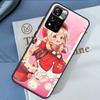 Чехол Genshin Impact Кли для Xiaomi Redmi 14C 13C 10C 12C Redmi Note 13 14 Pro 12 11 9 10 9S 10S 11S 12S
