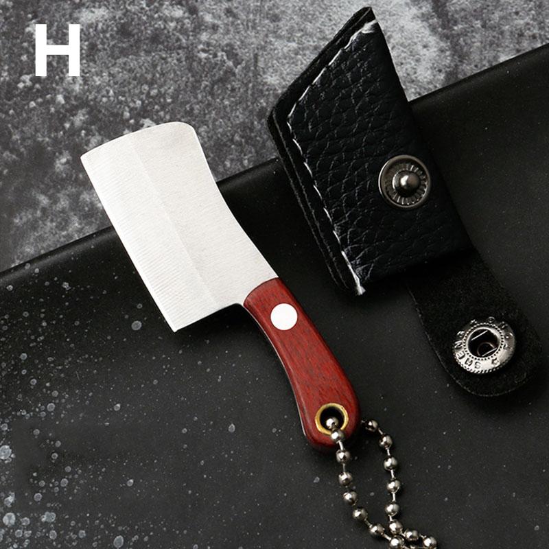 Новое поступление, нож, кухонный нож, 1 шт., карманный чехол, брелок для ключей, мини-брелок для ключей с