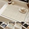 Быстросохнущий Впитывающий Коврик из Диатомовой Земли Нескользящий Термостойкий Коврик для Раковины Подходит для Барных Стоек Ванной Модный