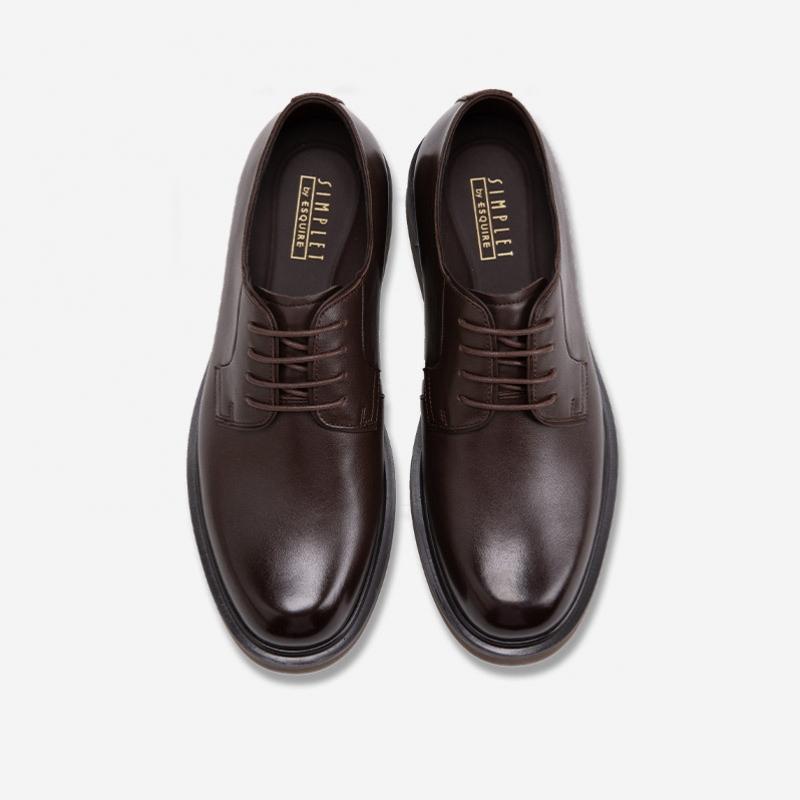 Simplet By ESquire Simple Men S Ruelle Cowhide dreSS ShoeS Brown
