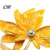Waterproof Napkin Ring 5Pcs Rings, Maple Leaf Design Holders, Elegant Rings Anti-Oxidation Decorative for Wedding Banquets And Restaurants Linen