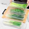 1/3 шт. Прозрачный ящик для хранения в холодильнике, органайзер для овощей, пищевой, без BPA, складной, многофункциональный, сохраняющий свежесть ящик