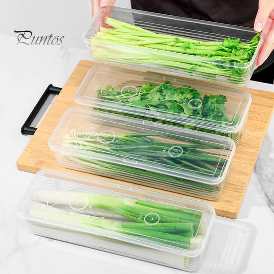 1/3 шт. Прозрачный ящик для хранения в холодильнике, органайзер для овощей, пищевой, без BPA, складной, многофункциональный, сохраняющий свежесть ящик