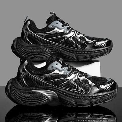 Массивные кроссовки из искусственной кожи, массивные ботинки, размер 44, женская обувь высокого бренда, спортивные товары, комплект, лоферы, спортивный кэжуал