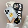 LZ9 Cartoon Cat Cute Art Design Clear Soft Wave Phone Cases for Xiaomi 11 Lite Redmi Note 13 8 Pro 9 12 A3 Infinix Smart 8 Tecno Protection Back Cover