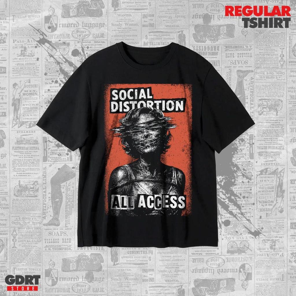 Social Distortion T shirt - All Access - Unisex Heavy Shirt