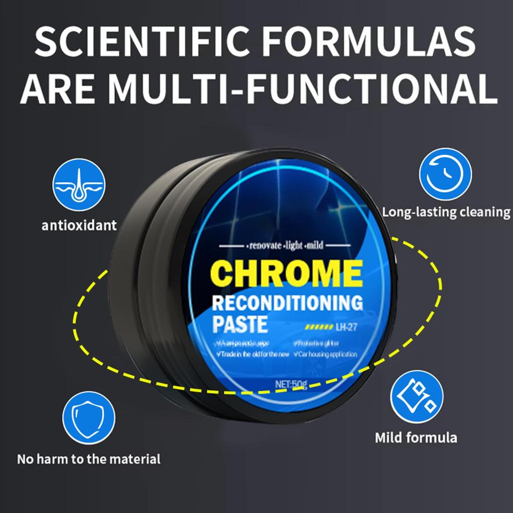 Chrome Polishing Cream - Chrome Polish Cream, Car , Repairer Metal Polish for