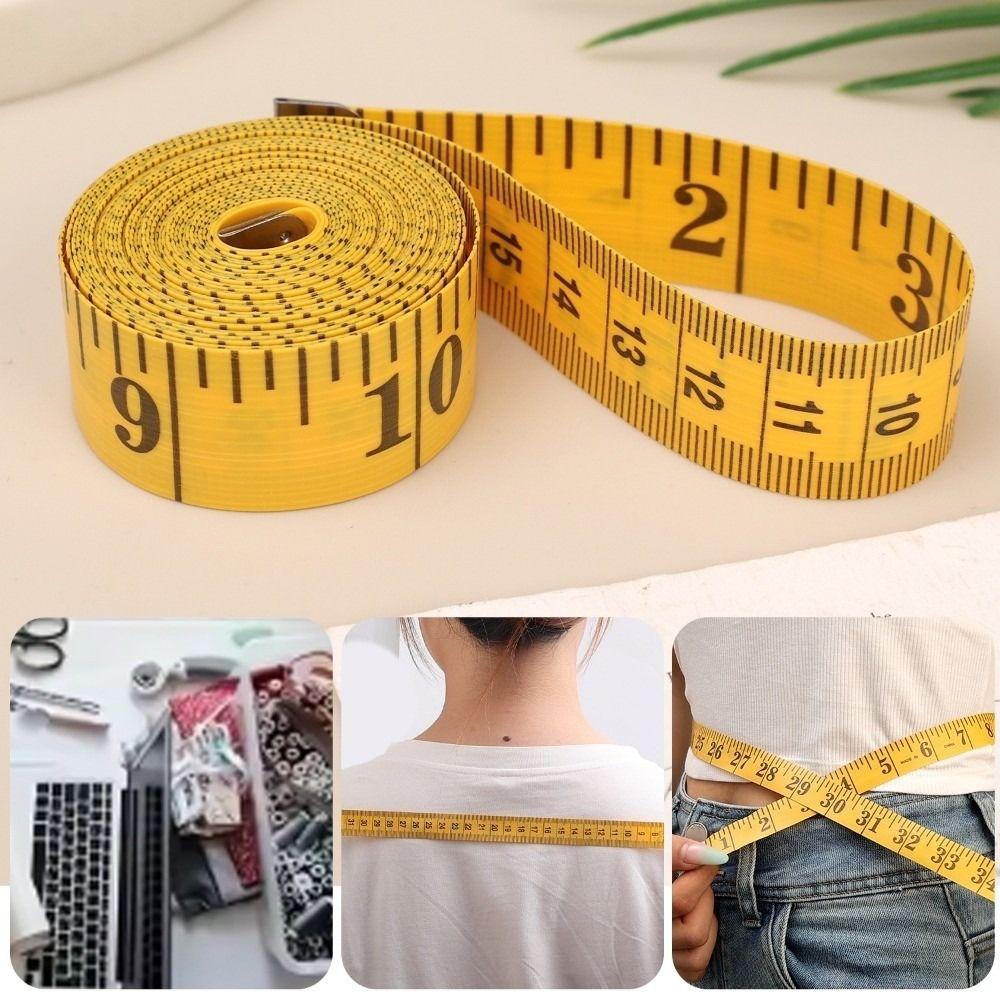 PVC Soft Tape Measures Double Scale Flat Ruler Portable Body Measuring Ruler