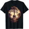 Acoustic Guitar Tree By The Lake Guitarist T-Shirt