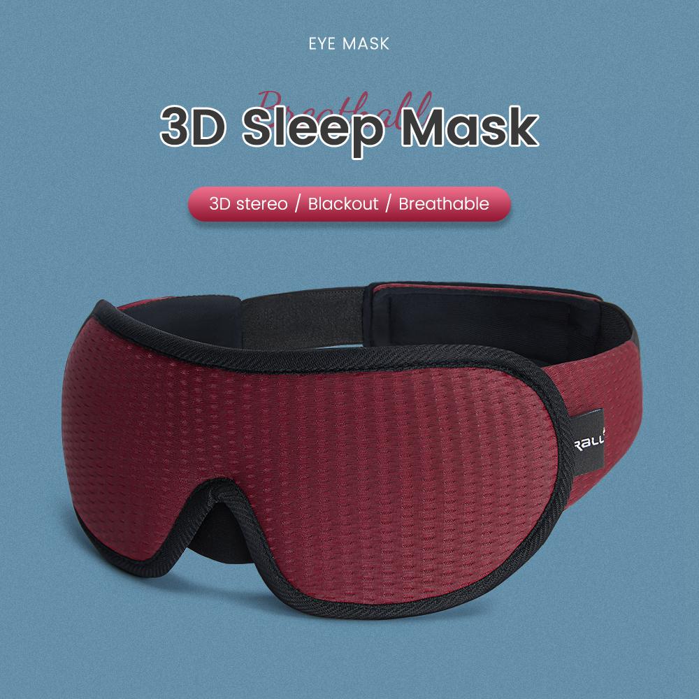 3D маска-патч для сна Блокирующая свет Мягкая маска для сна с подкладкой для глаз Маска для сна Заслонка от света Вспомогательное средство для сна Маска для лица Патч для глаз