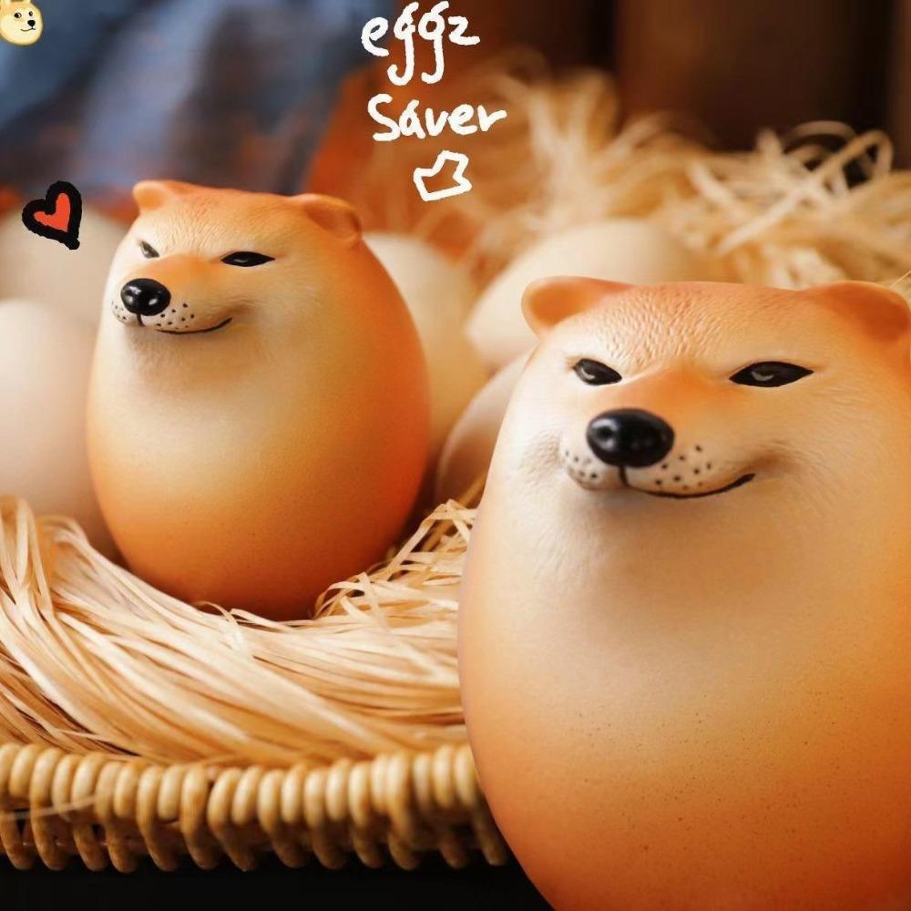 Shibako Dog Egg Dog Egg Toy Shiba Inu Desk Decor Fun Squishy Fidget Toy Gift