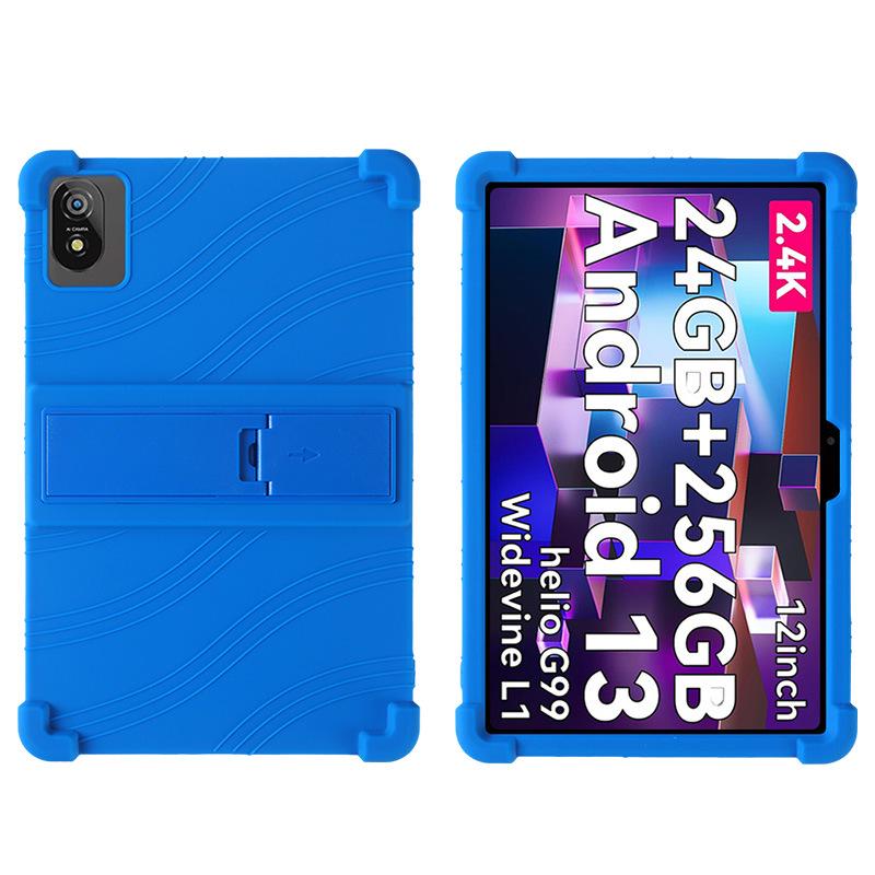 Защитный чехол для Blackview Tab 18 12" с подставкой - Силиконовая противоударная накладка