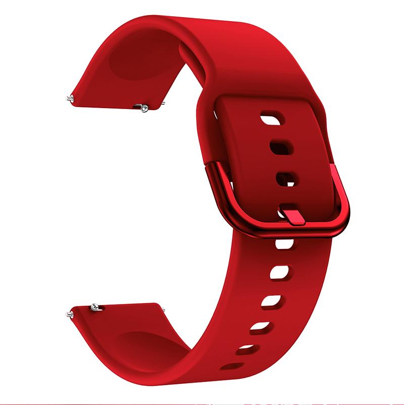 18 мм 20 мм 22 мм Силиконовый ремешок для часов Samsung Galaxy watch 42 мм 46 мм Active 2 Gear S2 S3 Honor Amazfit BIP Huawei watch gt 2 Браслет
