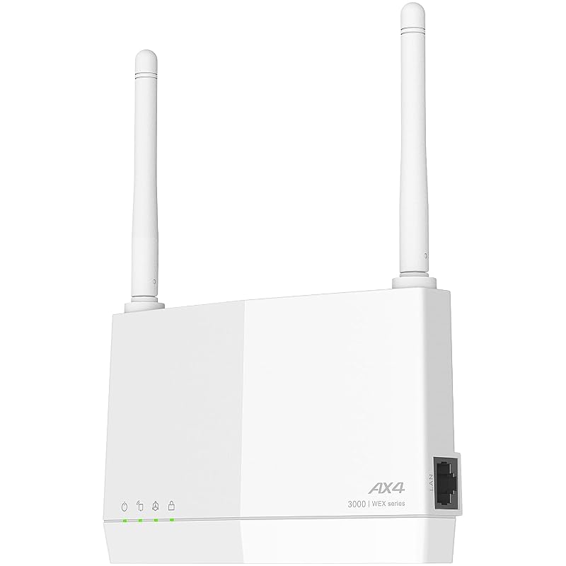 Повторитель Wi-Fi 6 Buffalo 2401+573 Мбит/с EasyMesh, Прямое подключение, Внешняя антенна WEX-3000AX4EA/N
