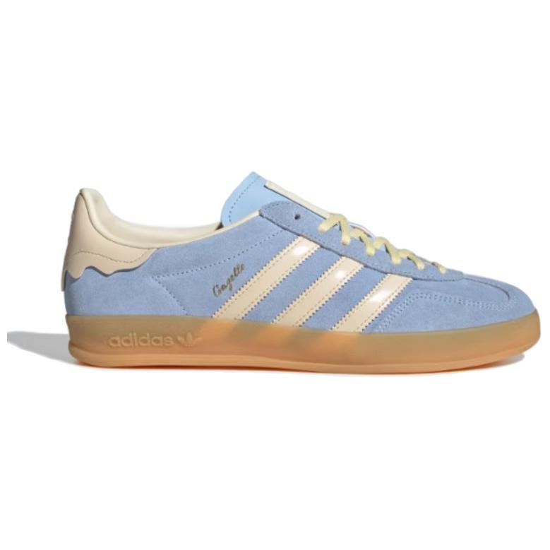 Adidas Gazelle Indoor Valentines Day - Glow Blue Unisex Sneakers Crystal-Sand Orange-Tint JR8029