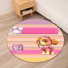 PAW Patrol Printed Round Rug Carpet Chair Rug Area Rug Entryway Doormats,for Office Chair Living Room Bedroom Kitchen Room.